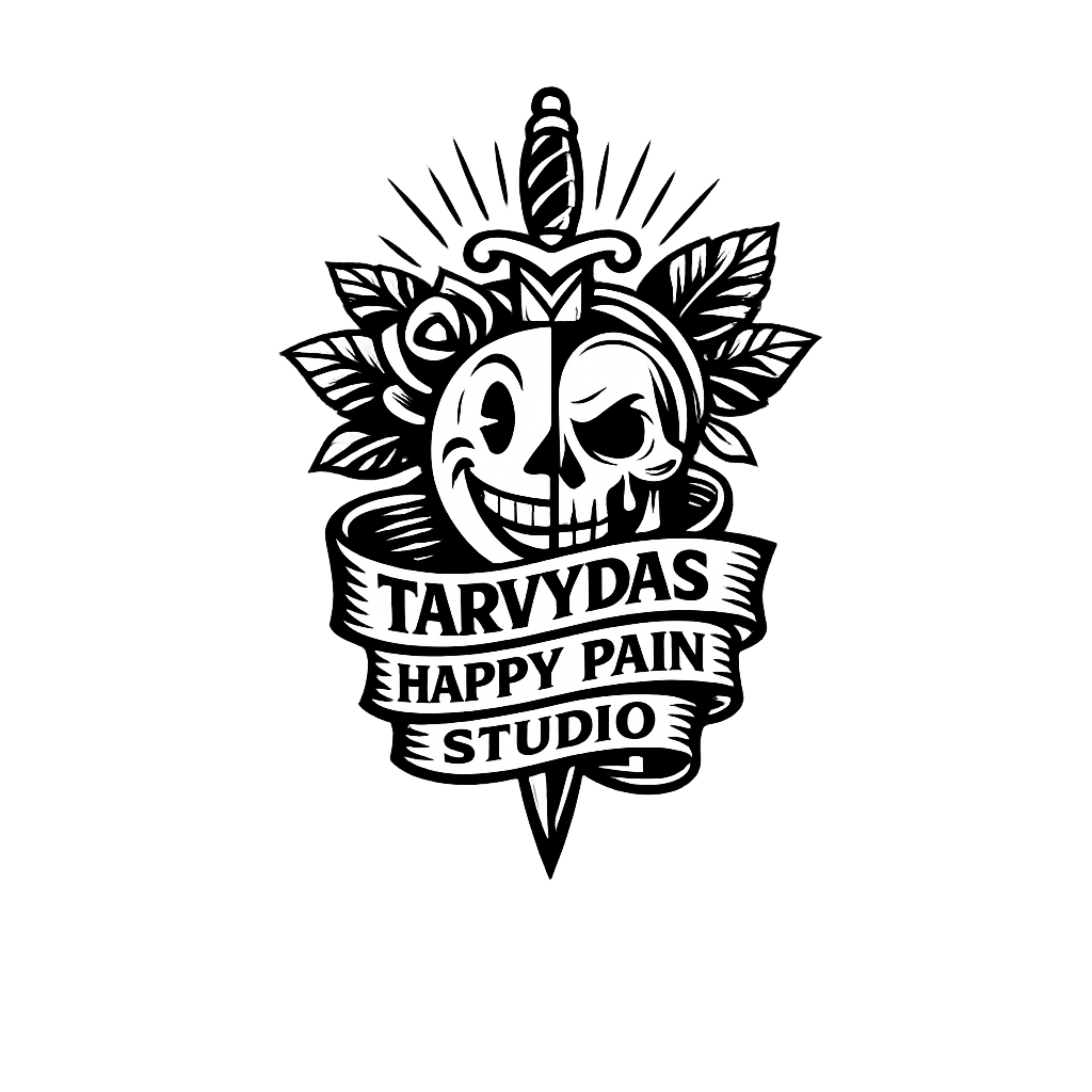 Happy Pain Tattoo Logo